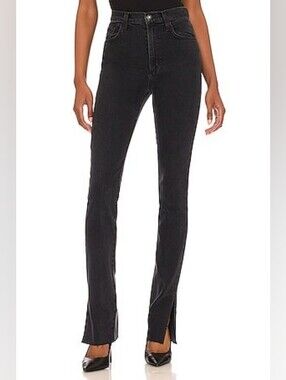 RE/DONE 70s High Rise Skinny Boot in Black- size 26 NWOT